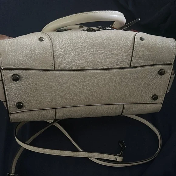 Coach Y2K Mercer Off-White Satchel with Playful Patches. Very Rare EUC - Picture 10 of 10
